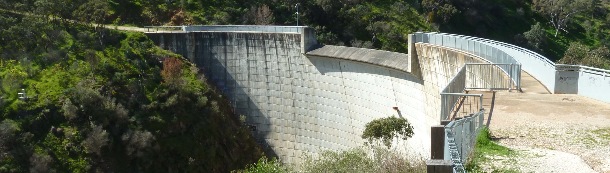 Sturt Mitigation Dam, Adelaide region (Bureau of Meteorology © SA Office)