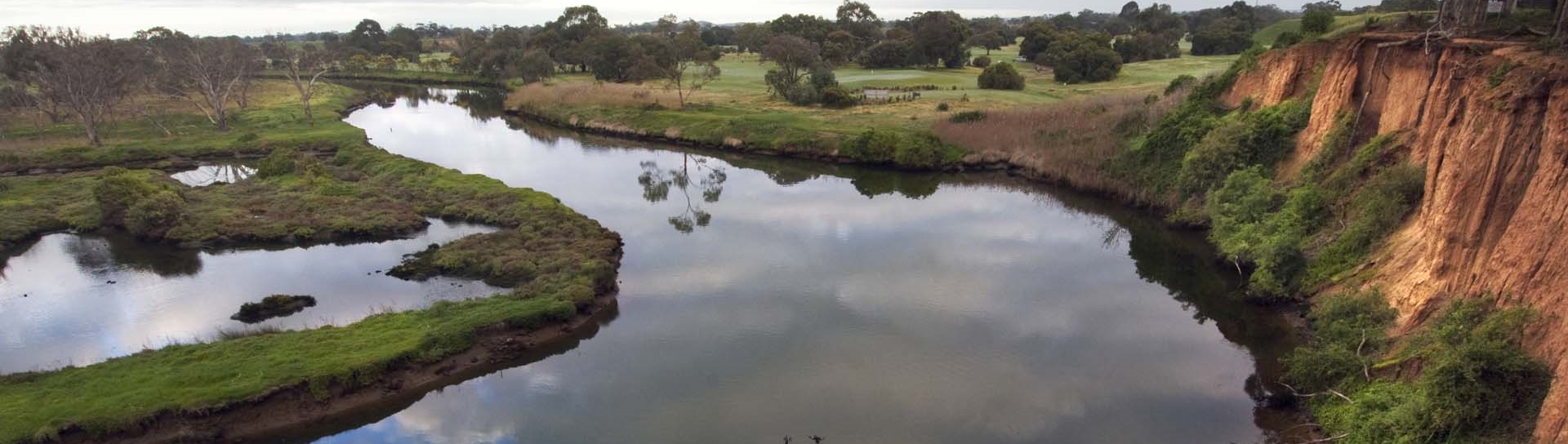 Werribee River lower reaches, Melbourne region (Alison Pouliot © 2010)