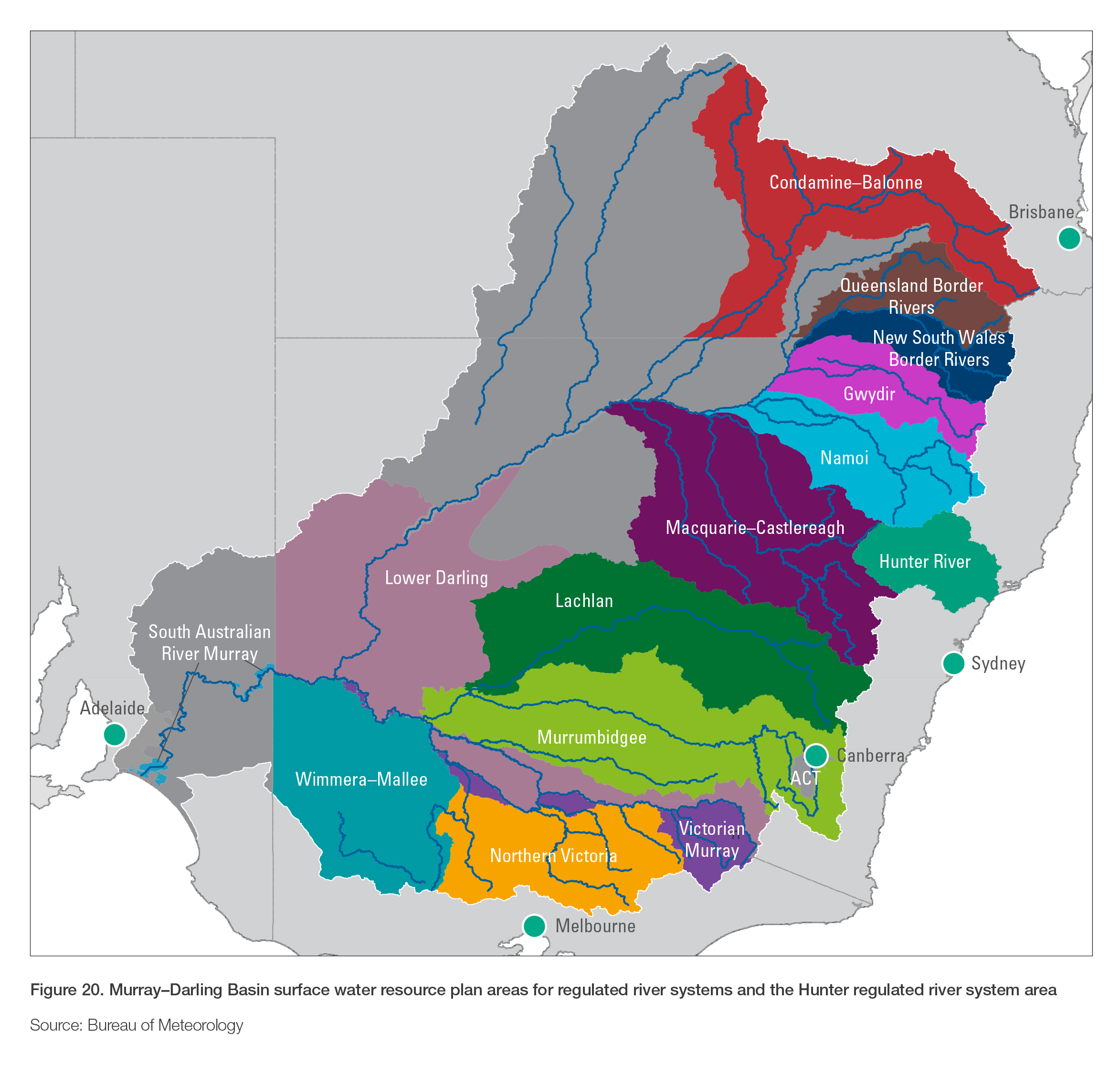 High resolution images Water in Australia 201314 summary Water