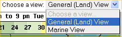 Select General (Land) View from drop down menu