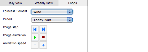 Loop view showing controls.