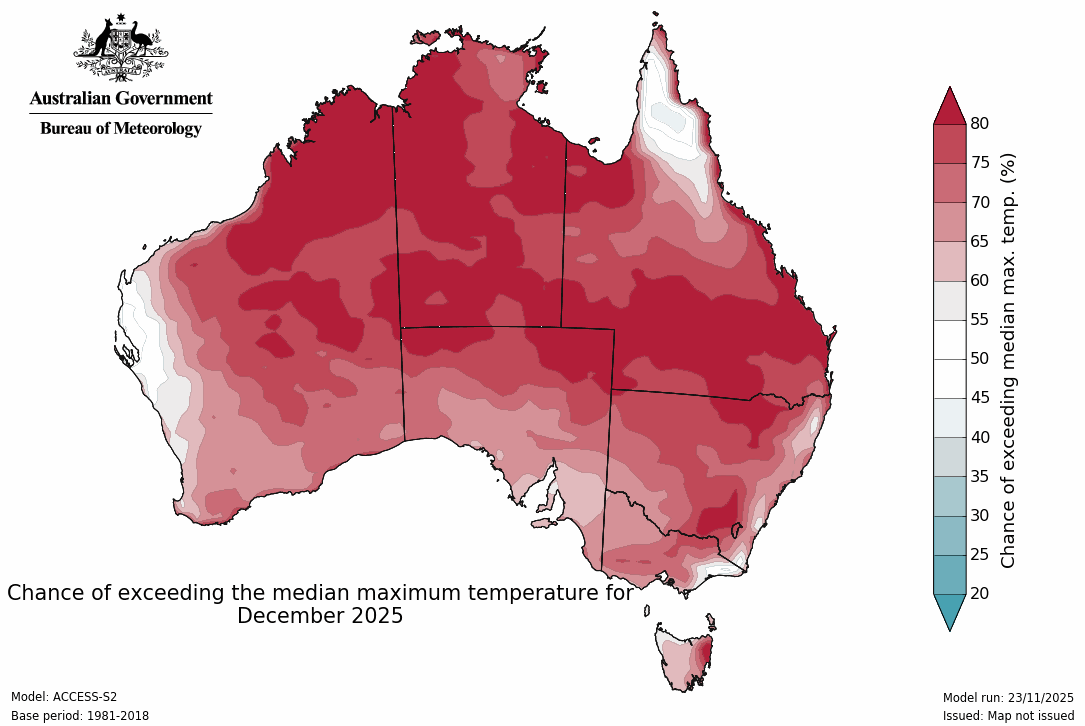Maximum temperature