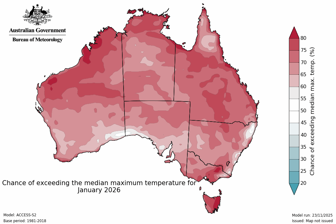 Maximum temperature