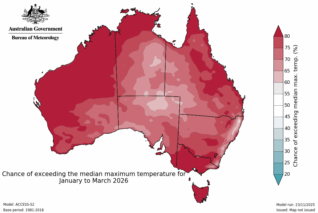Maximum temperature