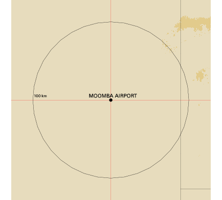 Topographic map showing site location