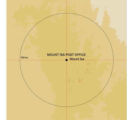 Topographic map showing site location