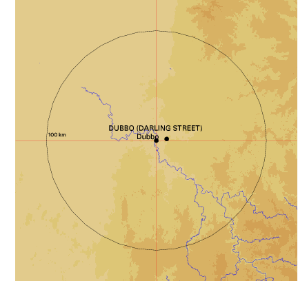 Topographic map showing site location