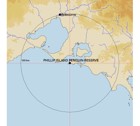 Topographic map showing site location