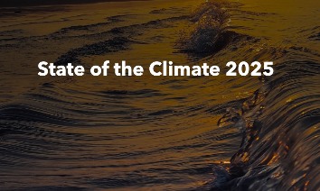 Report cover image from WMO State of the Climate 2025
