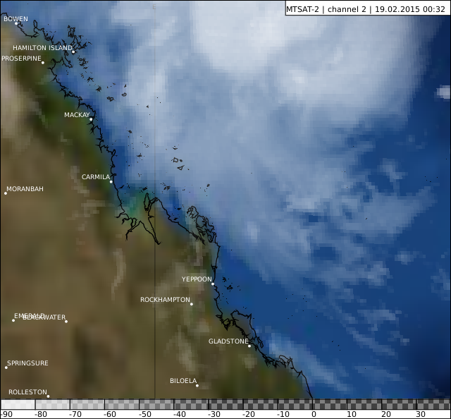 Severe Tropical Cyclone Marcia Satellite Loop