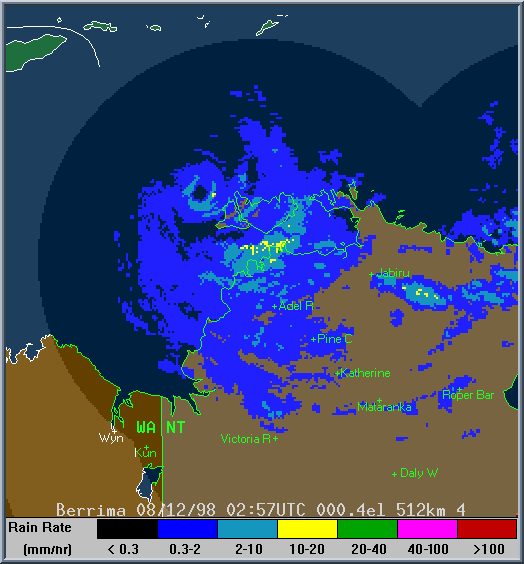 Radar Image of 'Thelma'