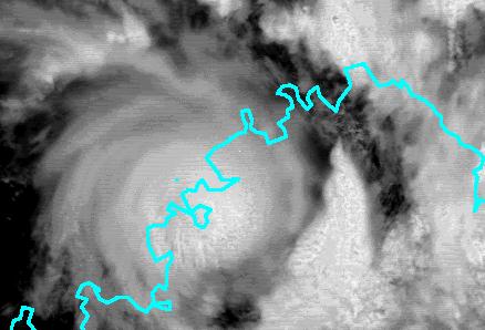 Category 5, crossing the coast.