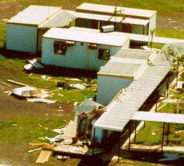 damage at Troughton Island