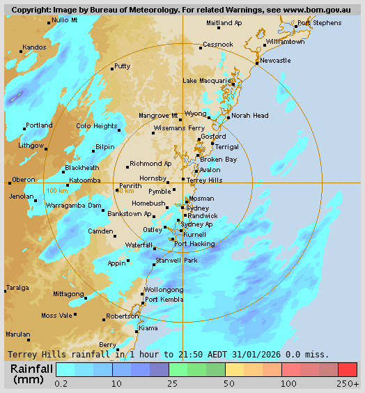 Terry Hills Rain Radar Terry Hills Rain Radar