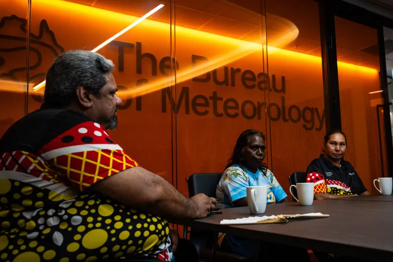 Workshop members at the Bureau of Meteorology's Darwin office