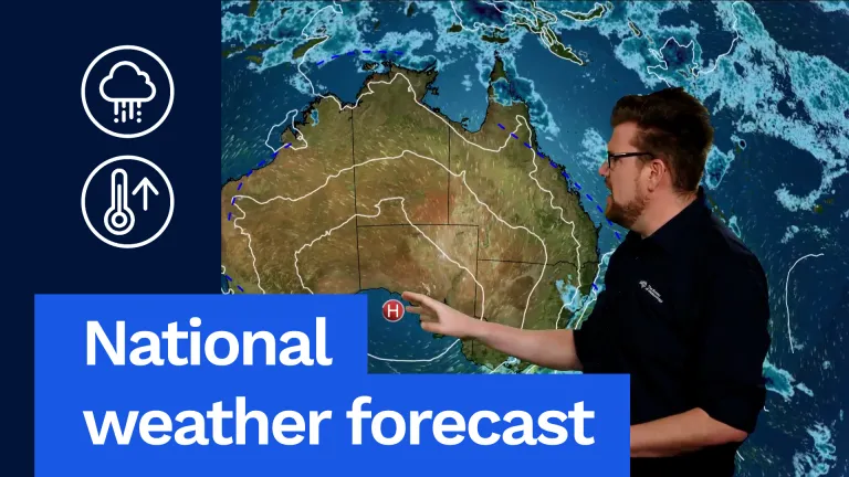 National weather forecast: Showers in the SE, hot and sunny elsewhere