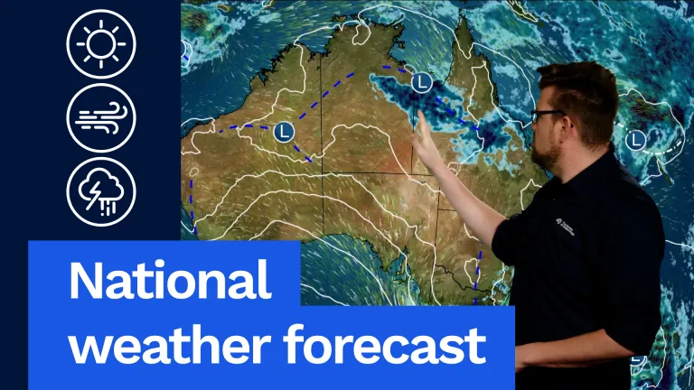 National weather forecast: Rain, storms in eastern Aus, warm elsewhere