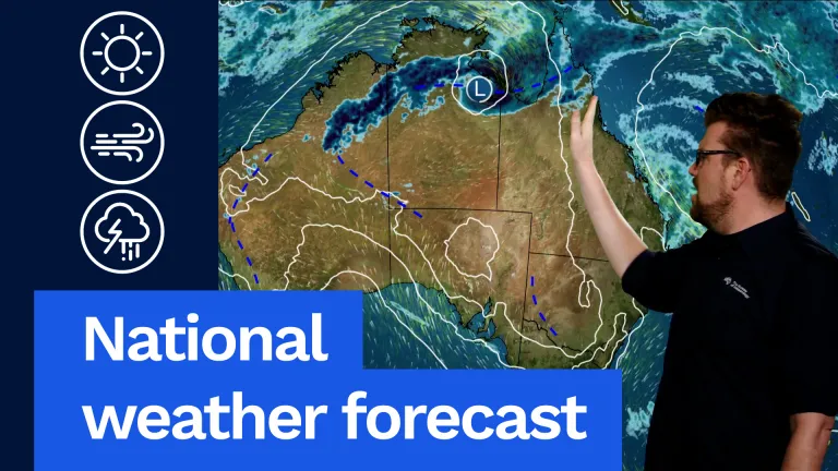National weather forecast: Hot for SE inland, storms across the north