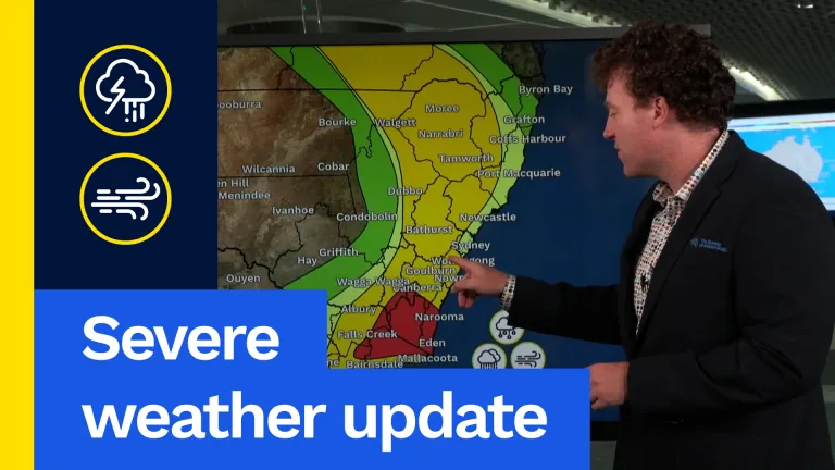 Severe weather update: Widespread rain and storms for the south-east
