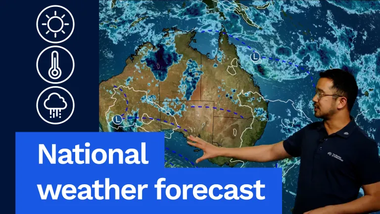 National weather forecast: Rain eases in WA, showers in the south-east