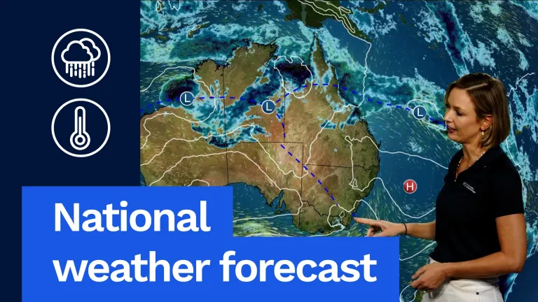 National weather forecast: Gusty change for NSW coast, heat in west