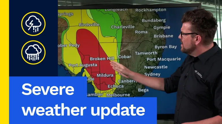 Severe weather update: Heavy rain to impact SA, Vic and NSW