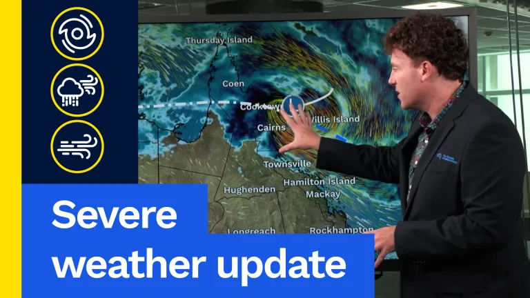 Severe weather update: Tropical low 29U heading towards Queensland