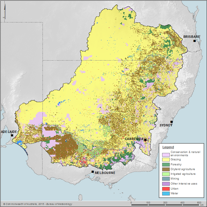 Figure C3 Land use in the Murray–Darling Basin region