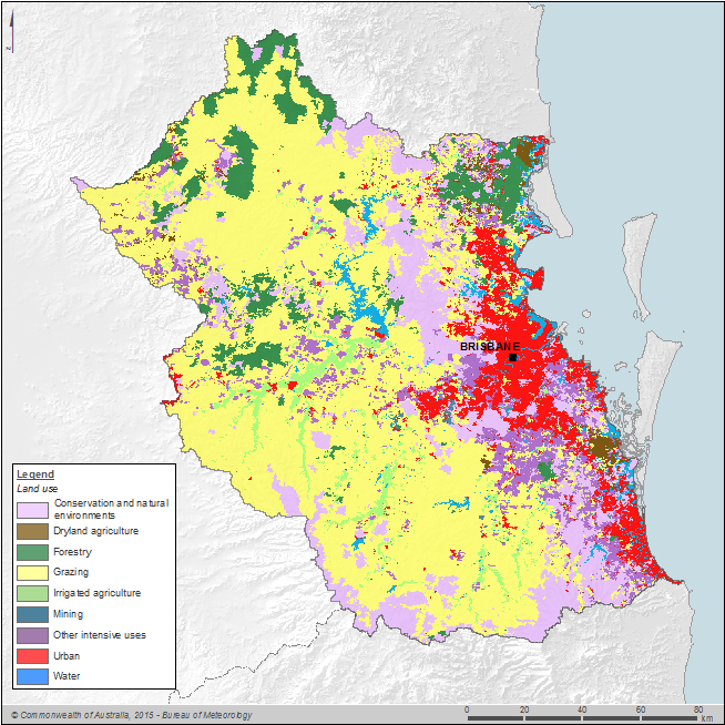 Figure C3 Land use in the South East Queensland region