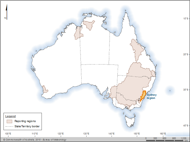 Figure C1 The Sydney region within Australia