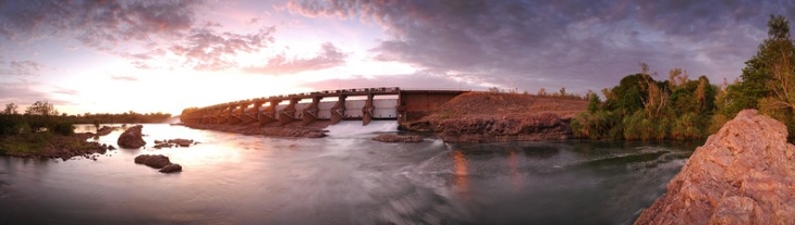 Kununurra Diversion Dam, Ord region (Water Corporation © Darryl Perroni)